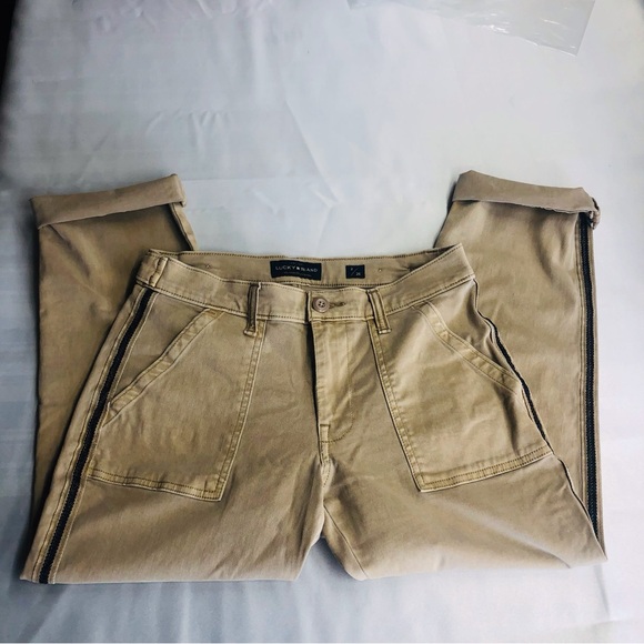 Lucky Brand Tan Cargo Utility Pants - Picture 14 of 16